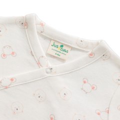 Animal Themed Full Sleeve Onesie Set (Pack of 2) for Baby Girl