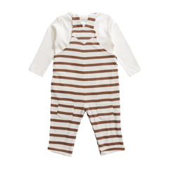 Stylish Striped Dungaree Set for Toddlers
