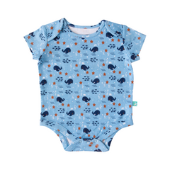 Soft Cotton Gift Set for Newborn Babies - Whale Blue