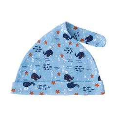 Soft Cotton Gift Set for Newborn Babies - Whale Blue
