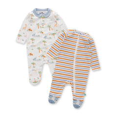 Organic Safari Baby Sleeper Set – 2-Pack