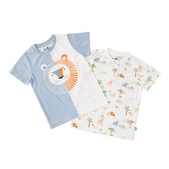 Organic Safari Toddler T-Shirt Set – 2-Pack