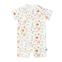 Meadow Whispers Organic Cotton Romper – For Baby Boys