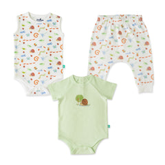 Organic Cotton PureHug Full Bodysuit Set for Baby Boys