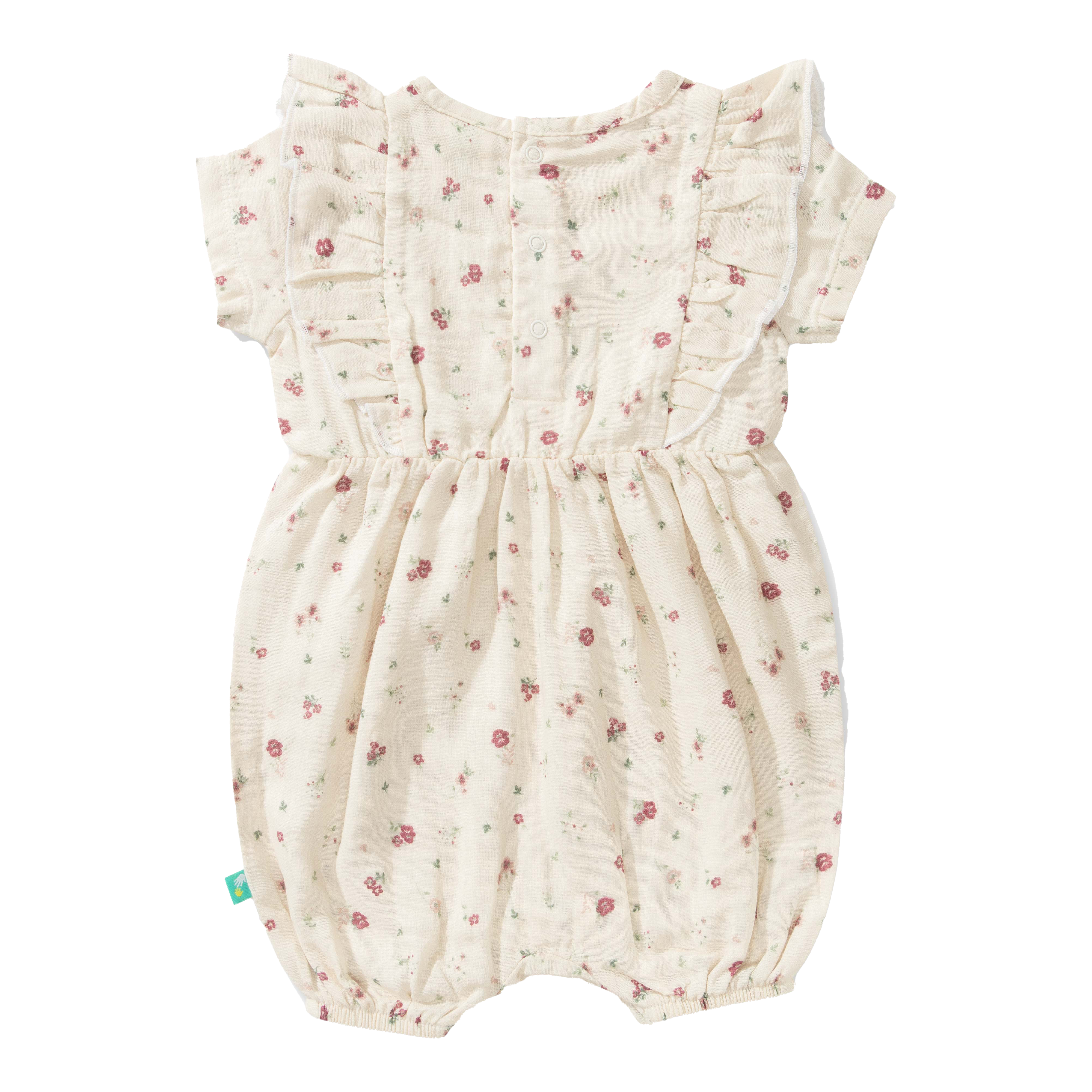 Ruffled Blooming Snug Fit Romper for Baby Girls