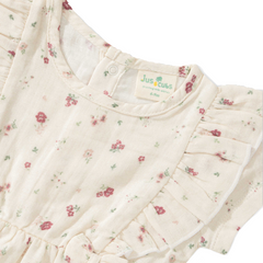 Ruffled Blooming Snug Fit Romper for Baby Girls