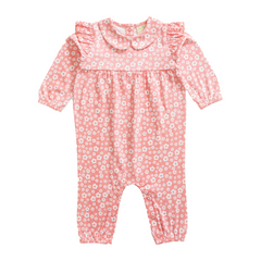 Blooming Peter Pan Full Length Romper for Baby Girls