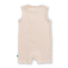 Sleeveless Striped & Printed Romper for Baby Boys - Pack of 2