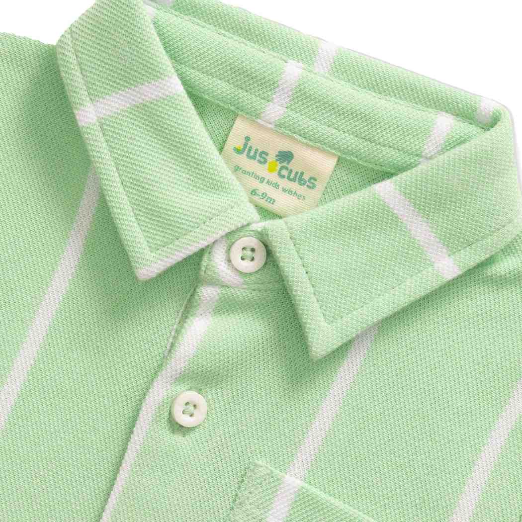 Baby Polo style Printed Romper