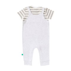 Animal-Themed 2-Piece Romper Set for Baby Boys