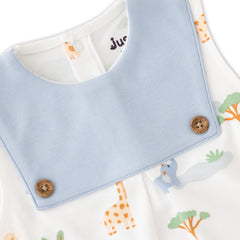 Organic Safari Lion & Explorer Baby Romper Set – 2-Pack