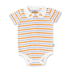 Organic Safari Baby Outfit Set – 3-Piece (Bodysuits & Shorts)