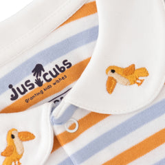 Organic Safari Baby Outfit Set – 3-Piece (Bodysuits & Shorts)