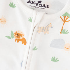 Organic Safari Baby Sleepwear Set – 2-Pack