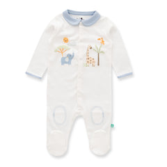 Organic Safari Baby Footed Sleeper Set – 2-Pack