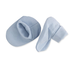 Organic Safari Baby Essentials Set – 5-Piece (Sleeper, Bodysuit, Hat, Mittens & Booties)