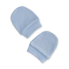 Organic Safari Baby Essentials Set – 5-Piece (Sleeper, Bodysuit, Hat, Mittens & Booties)