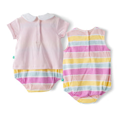 Organic Baby Girls’ Sleep Gown & Kimono Sleepsuit Set – 2-Pack