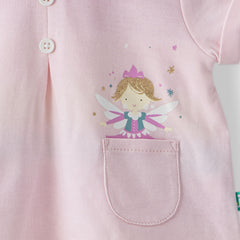 Organic Baby Girls’ Sleep Gown & Kimono Sleepsuit Set – 2-Pack