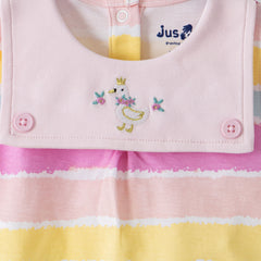 Organic Baby Girls’ Sleep Gown & Kimono Sleepsuit Set – 2-Pack
