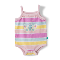 Organic Baby Girls’ Unicorn & Butterfly Bodysuit Set – 3-Piece