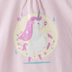 Organic Baby Girls’ Unicorn & Butterfly Bodysuit Set – 3-Piece