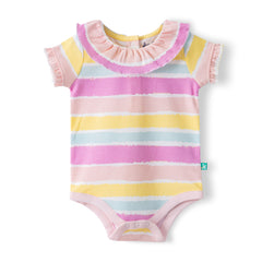 Organic Baby Girls’ Floral & Striped 6-Piece Gift Set