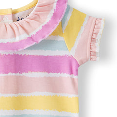 Organic Baby Girls’ Floral & Striped 6-Piece Gift Set