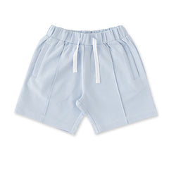 Organic Classic Toddler Polo & Shorts Set – Light Blue