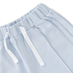 Organic Classic Toddler Polo & Shorts Set – Light Blue