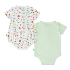 Ocean Explorer Organic Bodysuit – 2 Pack for Baby Boys