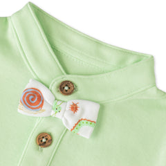 Mint & Mustard Organic Bodysuit – 2-Pack for Baby Boys