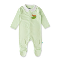 Moonbeam Duo Organic Sleepsuits – 2 Pack for Baby Girls