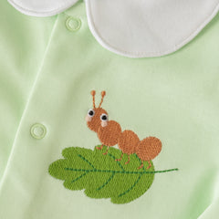 Moonbeam Duo Organic Sleepsuits – 2 Pack for Baby Girls