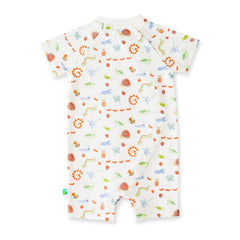 Meadow Whispers Organic Cotton Romper – For Baby Boys