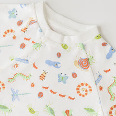 Meadow Whispers Organic Cotton Romper – For Baby Boys