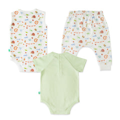 Organic Cotton PureHug Full Bodysuit Set for Baby Boys