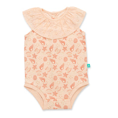 MuffinDots Organic Bodysuits 2-Pack Set for Baby Girls
