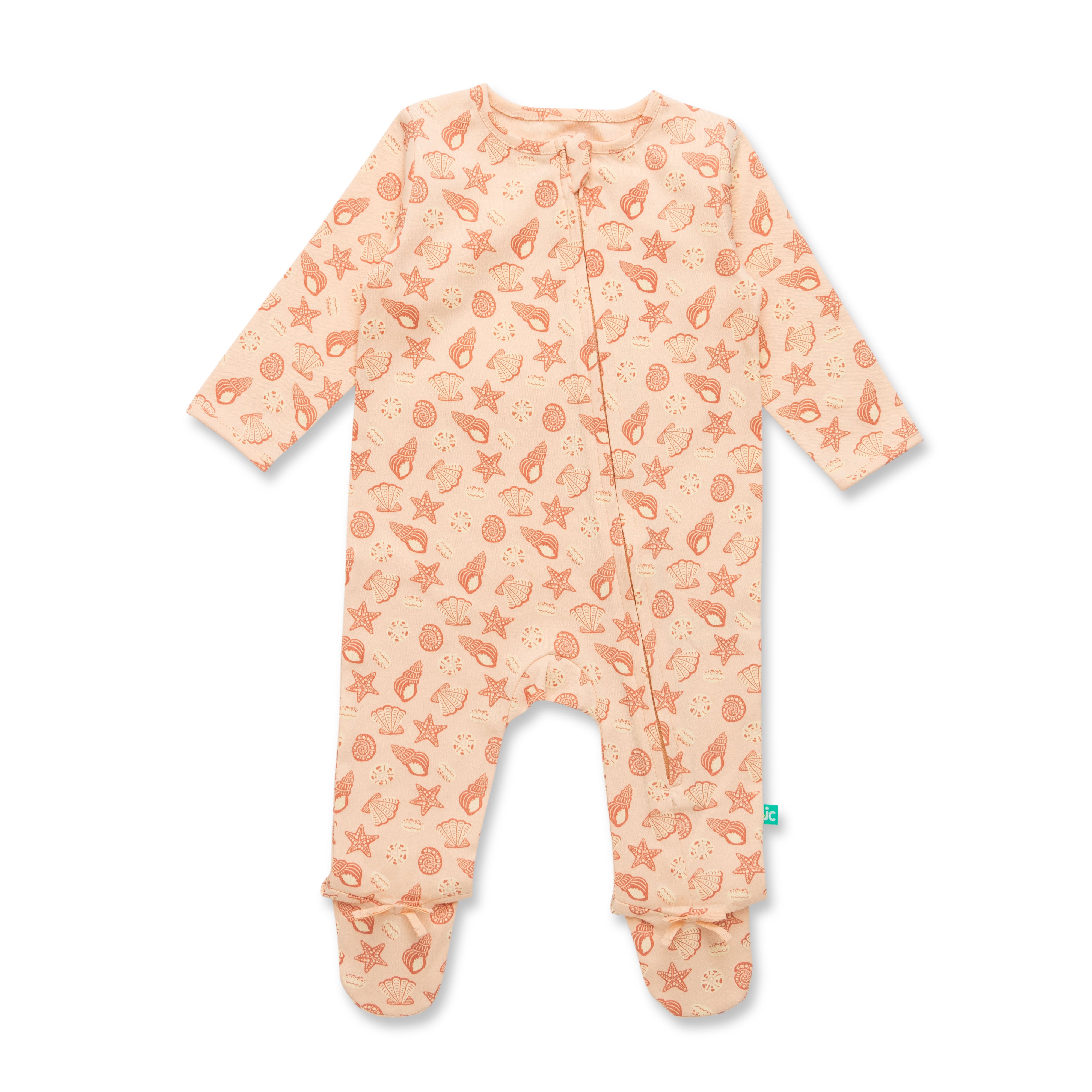 Organic StarGaze Sleepsuits – 2 Pack for Baby Girls