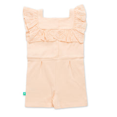 Daisy Drift Organic Cotton Romper for Baby Girls
