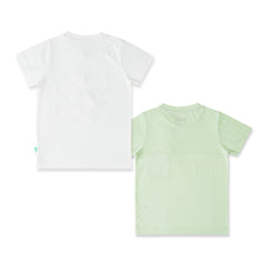 Buzz & Bloom Organic T-Shirts – 2-Piece Set for Boys