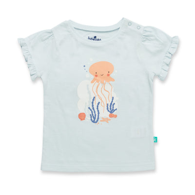 BlushNest Organic Cotton Sleeve Top Sets for Girls
