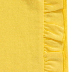 Lemony Ruffled Tee & Shorts Set for Toddlers