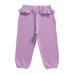 Puff Sleeve Tee & Ruffled Jogger Set for Toddlers