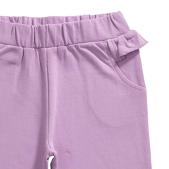 Puff Sleeve Tee & Ruffled Jogger Set for Toddlers