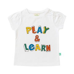 Puff Sleeve Tee & Shorts Set for Toddlers - Candy Pink