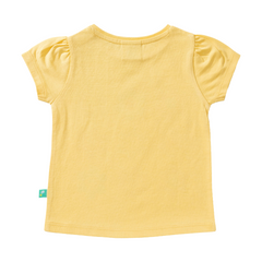 Puff Sleeve Flower Tee and Shorts Set for Toddlers