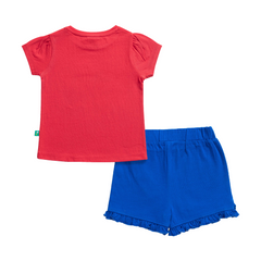 Puff Sleeve Tee & Skort Set for Toddlers