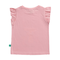 Mushroom House Ruffled Tee & Shorts Set for Toddler