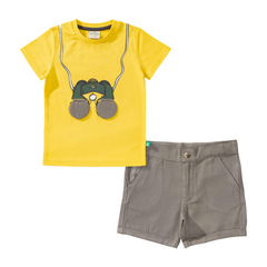 3D Printed Tee & Shorts Clothes Set for Toddler Boys